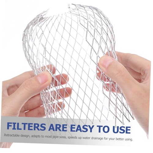 Toddmomy 3 Stück Teiliges Edelstahl Dachrinnenfilter Robustes Laubschutz Sieb für Fallrohre Verstellbare Regenrinnenabdeckung Schützt vor Blättern Moos und Schmutz Langlebig und von Toddmomy