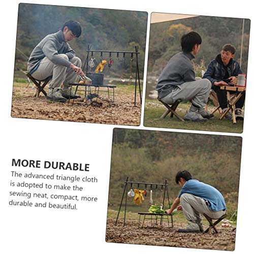 Toddmomy 3stücke Outdoor Dreibein Hocker Wasserdichtem Canvas Tragbarer Campingstuhl Für Angeln Grillen Und Stabiler Falthocker Für Outdoor-aktivitäten von Toddmomy
