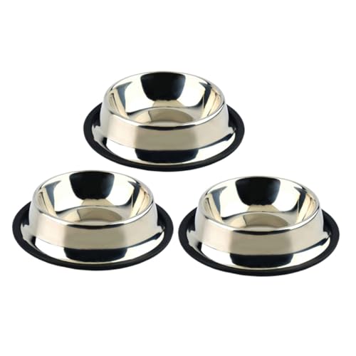 Toddmomy 3 Stück rutschfeste Edelstahlnäpfe für Hunde und Katzen Bodendurchmesser Kratzfest Robust und Sicher für Futter und Wasser Leicht zu Reinigen Stabiler Heim Shop futternapf Toddmomy 3 Stück rutschfeste Edelstahlnäpfe für Hunde und Katzen Bodendurchmesser Kratzfest Robust und Sicher für Futter und Wasser Leicht zu Reinigen Stabiler Heim Shop futternapf von Toddmomy