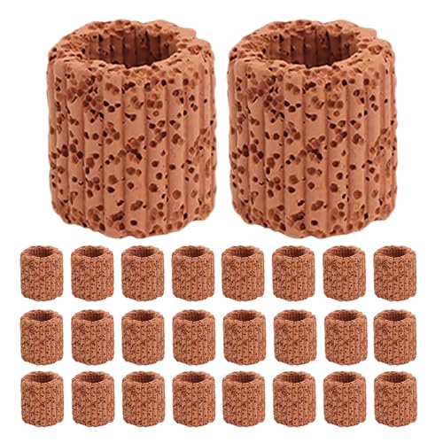 Toddmomy 30 Stück Aquarium-Pflanzengewichte, Wasserpflanzen-Festringe, Wassergras-Befestigungsring, Pflanztöpfe für Aquarien, Landschaftsdekoration, Zubehör, Dunkelrot Toddmomy 30 Stück Aquarium-Pflanzengewichte, Wasserpflanzen-Festringe, Wassergras-Befestigungsring, Pflanztöpfe für Aquarien, Landschaftsdekoration, Zubehör, Dunkelrot von Toddmomy