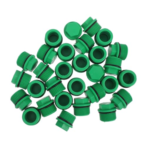 Toddmomy 30 Stück Teiliges Außengewinde Rohrstopfen Garten Schlauch Endkappe Wasserdichtes Rohrverschluss Bewässerung Leckageverhinderung Wiederverwendbar Langlebig Toddmomy 30 Stück Teiliges Außengewinde Rohrstopfen Garten Schlauch Endkappe Wasserdichtes Rohrverschluss Bewässerung Leckageverhinderung Wiederverwendbar Langlebig von Toddmomy