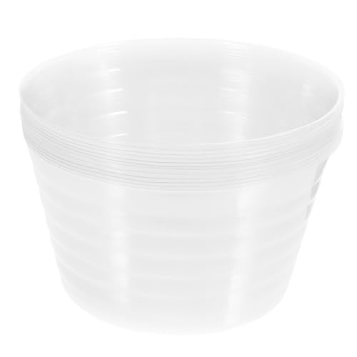 Toddmomy 30 Stück Wasserdichtes Blumenkapsel Blumentopfbasis Pflanzetaucer Tablett Abtropfschalen Für Topfpflanzen Topfablettung Pflanzerunter Untertasse Pflanzgefäß Transparent von Toddmomy