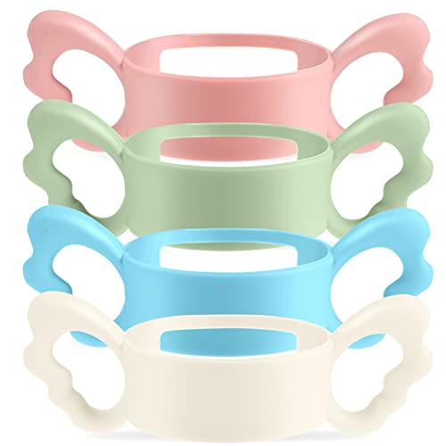 Toddmomy Flasche Mam Flaschen 4 Babyflaschengriff Silikonflaschengriff Weithals-Flaschenhalter Einfache Tragegriffe Sicherheits- - Für -Milchflasche Mam Flaschen Mam Flaschen von Toddmomy