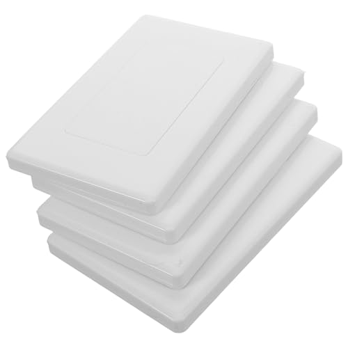 Toddmomy 4 Stück Kunststoff Abdeckplatte Elektrische Abzweigdose Abdeckung Kleine Steckdosen Abdeckung Sicherer Schutz Kabelorganisation Einfach Installation für Modelle von Toddmomy