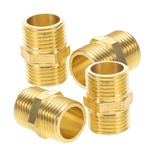 Toddmomy 4 Stück Messing Schlauchadapter mit Doppeltem Drehbarem Männlich für Gartenwasserschläuche Robuste Verbindung für Rohre Installieren für Reparatur und Ersatz Toddmomy 4 Stück Messing Schlauchadapter mit Doppeltem Drehbarem Männlich für Gartenwasserschläuche Robuste Verbindung für Rohre Installieren für Reparatur und Ersatz von Toddmomy
