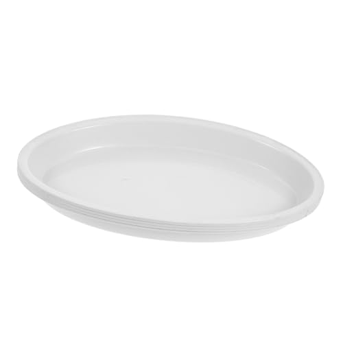 Toddmomy 4stücke Blumentopf Untertasse Ovale Kunststoffschalen Pflanzenabtropfschale Wasserbehälter Für Zimmerpflanzen Und Garten Tropfschalen Untersetzer Pflanzenuntersetzer Bodenschale von Toddmomy