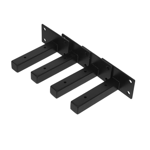 Toddmomy 4 Stück Schwere Wandhalterung Metall Regalträger Schwerlast Wandmontage Regalhalterung Schwarz für Werkstatt Küche Büro Robuste Wandregalstütze Toddmomy 4 Stück Schwere Wandhalterung Metall Regalträger Schwerlast Wandmontage Regalhalterung Schwarz für Werkstatt Küche Büro Robuste Wandregalstütze von Toddmomy