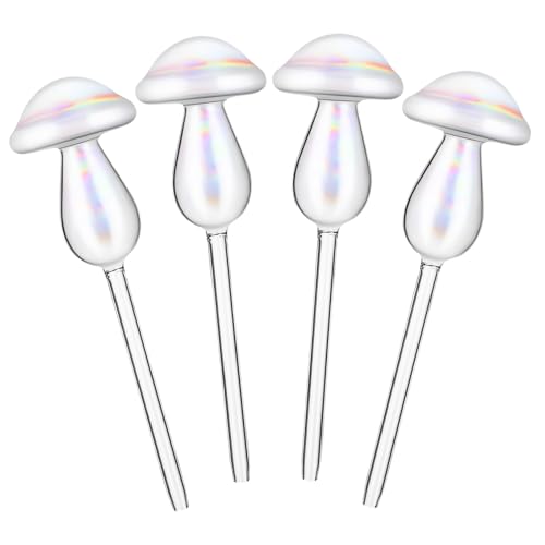 Toddmomy 4 Stück Selbstbewässerungsstäbe Pilzförmige Glasblasen Gartenpflanzen Bewässerungssystem Automatische Pflanzenbewässerungsgeräte für Töpfe Toddmomy 4 Stück Selbstbewässerungsstäbe Pilzförmige Glasblasen Gartenpflanzen Bewässerungssystem Automatische Pflanzenbewässerungsgeräte für Töpfe von Toddmomy
