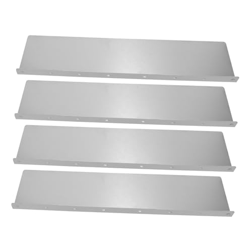 Toddmomy 4 Stück Teiliges Dachrinnen spritzschutz Langlebigem Aluminium Dachrinnenabweiser für Hausdächer Verhindert Überlaufen und Schützt vor Schmutz Einfache Montage für Sicheren von Toddmomy