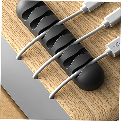 Toddmomy 4 Stück Teiliges Kabelorganizer Schreibtisch und Auto Selbstklebender Silikon Kabelhalter zur Ordentlichen Kabelführung Flexibles Kabelmanagement Tool in Schwarz Toddmomy 4 Stück Teiliges Kabelorganizer Schreibtisch und Auto Selbstklebender Silikon Kabelhalter zur Ordentlichen Kabelführung Flexibles Kabelmanagement Tool in Schwarz von Toddmomy