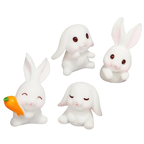 Toddmomy 4 Stück Teiliges Resin Kaninchen Deko Kreative Miniatur Figuren für Büro Hauswarming Niedliche Tischdekoration Vielseitig Einsetzbar Modernes Design Toddmomy 4 Stück Teiliges Resin Kaninchen Deko Kreative Miniatur Figuren für Büro Hauswarming Niedliche Tischdekoration Vielseitig Einsetzbar Modernes Design von Toddmomy