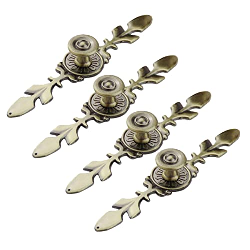 Toddmomy 4 Stück Teiliges Retro Möbelgriffe aus Korrosionsbeständige Schrankknöpfe Praktische Runde Griffe für Kommoden Kleiderschränke und Möbeldekor von Toddmomy