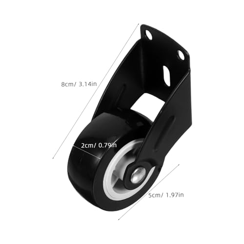 Toddmomy 4 Stück Teiliges Schiebetür Möbel mit Geräuschlosem Lauf Integrierter Aufbau für Einfache Montage Leise und Sanfte Gleiteigenschaften Geeignet für Kleiderschrank Schiebetüren von Toddmomy