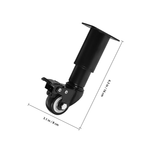 Toddmomy 4 Stück Verstellbare Metallmöbelbeine mit Drehbaren Lenkrollen Höhenverstellbar Robuste Möbelbeine für Schrank Sofa Bett und Couchtisch Einfach zu Montieren Langlebig und Rostfrei Toddmomy 4 Stück Verstellbare Metallmöbelbeine mit Drehbaren Lenkrollen Höhenverstellbar Robuste Möbelbeine für Schrank Sofa Bett und Couchtisch Einfach zu Montieren Langlebig und Rostfrei von Toddmomy