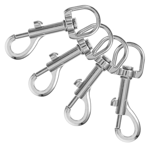 Toddmomy 4stücke Fahnenmast-drehhaken-Clips Robuste Flaggen-druckknöpfe Drehbare Ösen Fahnenmast-Seil-Clips Fahnenmast-Hardware Für Flaggen Hundeleinen-Befestigung von Toddmomy
