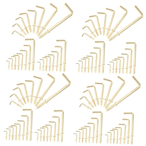 Toddmomy 5 Sätze Förmige Schraubhaken aus Selbstschneidenden Metallschrauben für Leichtes Aufhängen von Bildern und Diy Projekten für Organisation und Toddmomy 5 Sätze Förmige Schraubhaken aus Selbstschneidenden Metallschrauben für Leichtes Aufhängen von Bildern und Diy Projekten für Organisation und von Toddmomy