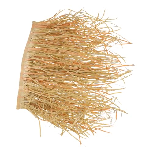 Toddmomy 5 Stück Künstliches Reetdach Simulierte Strohdach Dekoration für Garten und Outdoor Bereich Wetterfest und Pflegeleicht für Rustikale Designs von Toddmomy