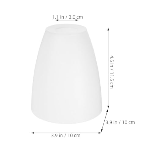 Toddmomy 5 Stück Teiliges Ersatz lampenschirme aus Kunststoff Flacher Mund Dekorative Langlebige Lampenabdeckung für Stehlampe und Nachttischlampe Einfache Montage Lichtdurchlässigkeit von Toddmomy