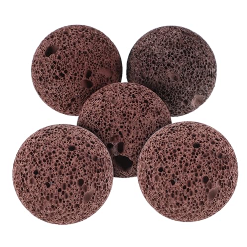 Toddmomy 5 Stück Teiliges Natürlicher Roter Vulkanstein Effektiver Filterstein für Aquarium und Teich Langlebiges Dekoratives Lavagestein für Abwasserfiltration und von Toddmomy