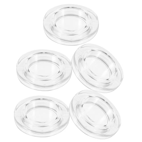 Toddmomy 5 Stück Teiliges transparentes Sonnenschirm-lochringset mit Abdeckung für Gartentische Stabile Befestigung und Schutz Geeignet für Außenbereich Terrassen und Restaurants von Toddmomy