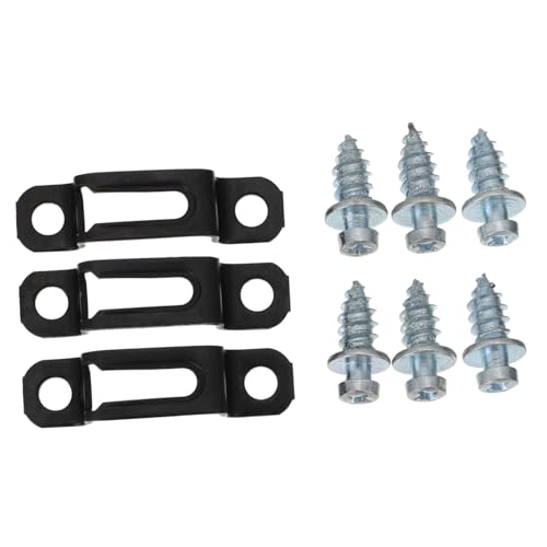 Toddmomy 50 Sätze Versteckte Möbelverbinder aus Gehärtetem Manganstahl Verstärkte Schraubverbindung für Schrank und Kleiderschrank Verdeckte Verbindungselemente ohne Bohrung Langlebig und von Toddmomy