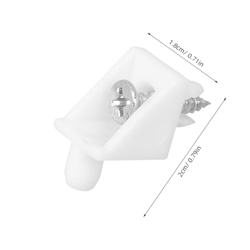 Toddmomy 50 Sätze Winkelverbinder Kunststoff Schubladenhalter mit Schrauben Verstärkende Möbelwinkel für Schrank Regal und Kleiderschrank Stabiler Eckbeschlag zur Schubladenreparatur und von Toddmomy