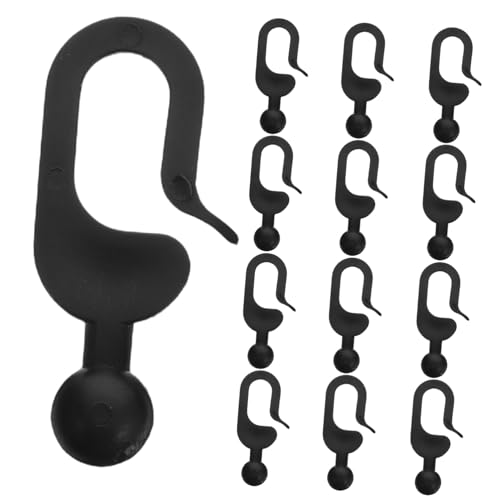 Toddmomy 50 Stück Teiliges Kunststoffhaken für Pavillon Vorhänge Wetterfest Windbeständig Befestigung für Zelt Sonnenschutznetze Outdoor Camping Zubehör von Toddmomy