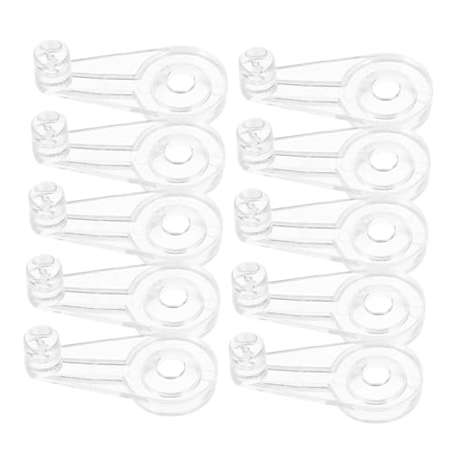 Toddmomy 50 Stück Teiliges Set Transparente Glashalter mit Schrauben Verstellbare Glasclips für Schranktüren und Spiegel Zuverlässige Halterung für Glasplatten Einfache Montage Vielseitig von Toddmomy