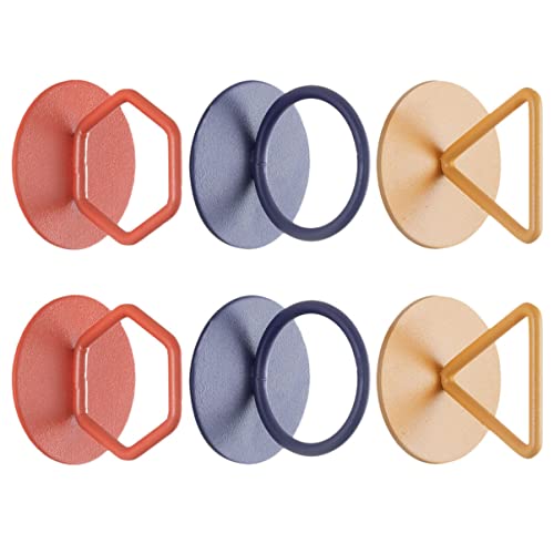 Toddmomy 6 Stück Klebe wandschrankgriffe Tür Schubladenzugknöpfe Starke Tragfähigkeit Modernes Design für Kleiderschränke Türen Einfache Montage Langlebig Praktische Haushaltshilfe von Toddmomy