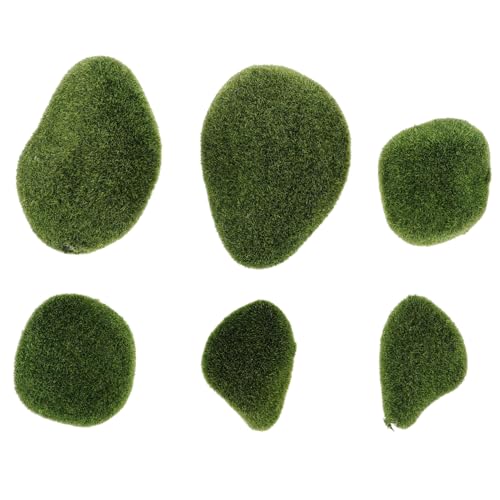 Toddmomy 6 Stück Künstliche Moossteine Deko Garten Landschaftssteine Fake Mossy Rocks für DIY Tischpflanzen und Terrarien Toddmomy 6 Stück Künstliche Moossteine Deko Garten Landschaftssteine Fake Mossy Rocks für DIY Tischpflanzen und Terrarien von Toddmomy