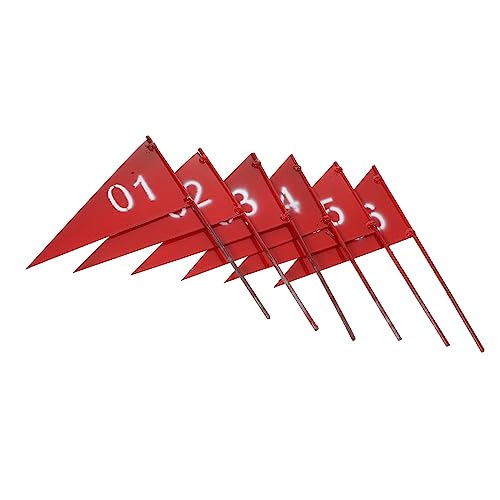 Toddmomy 6 Stück Rasenmarkierungsfahnen Triangular Garden Flags Sprinkler Markierungswerkzeug für Gartenbewässerung für Projekte und Grundstücksmarkierung Robuste Eisenkonstruktion Toddmomy 6 Stück Rasenmarkierungsfahnen Triangular Garden Flags Sprinkler Markierungswerkzeug für Gartenbewässerung für Projekte und Grundstücksmarkierung Robuste Eisenkonstruktion von Toddmomy
