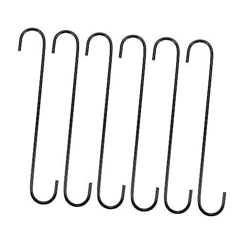 Toddmomy 6 Stück S Haken Schwarze S Haken für Garten Outdoor zum Aufhängen von Pflanzen Laternen Körben und Dekorationen Toddmomy 6 Stück S Haken Schwarze S Haken für Garten Outdoor zum Aufhängen von Pflanzen Laternen Körben und Dekorationen von Toddmomy