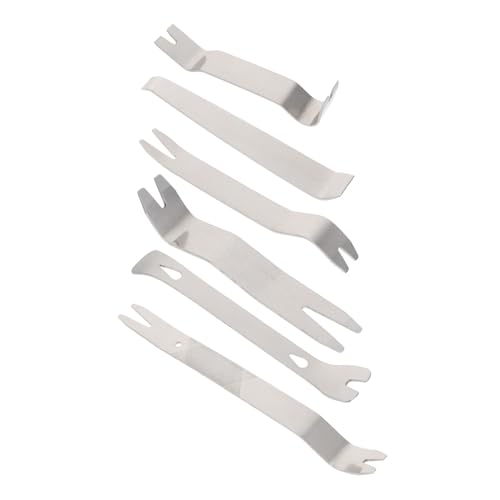 Toddmomy 6 Stück Teiliges Edelstahl Brecheisen für Auto Innenverkleidung Ergonomisch Langlebig Leicht Vielseitig für Türverkleidung Audioinstallation und Karosserie panel Demontage Toddmomy 6 Stück Teiliges Edelstahl Brecheisen für Auto Innenverkleidung Ergonomisch Langlebig Leicht Vielseitig für Türverkleidung Audioinstallation und Karosserie panel Demontage von Toddmomy