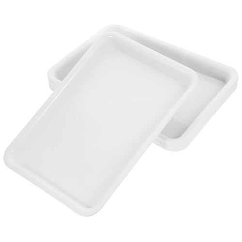 Toddmomy 6 Stück Teiliges Rechteckiges Pflanzgefäß tablett aus Langlebigem Kunststoff Stabile Pflanzschale für Bonsai und Blumentöpfe Wasserdichtes Untersetzer Garten Balkon und Innenräume von Toddmomy