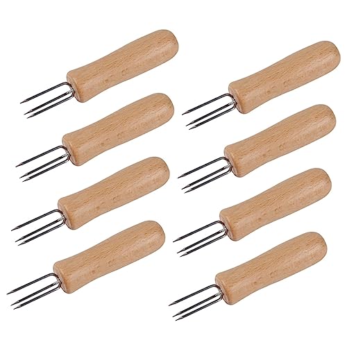 Toddmomy 8 Stück Grillgabel Weiß Hibachi-Grill Kochen drei für Grillstifte Maishalter aus Edelstahl Grill Fleischgabeln Maisgriffe BBQ-Mais-Fleisch- Maisspießhalter hölzern Khaki Toddmomy 8 Stück Grillgabel Weiß Hibachi-Grill Kochen drei für Grillstifte Maishalter aus Edelstahl Grill Fleischgabeln Maisgriffe BBQ-Mais-Fleisch- Maisspießhalter hölzern Khaki von Toddmomy