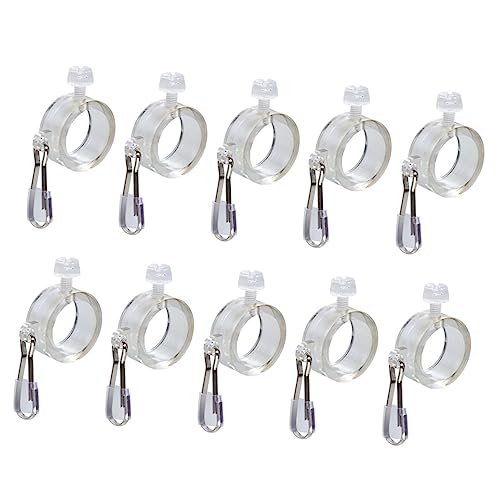 Toddmomy 8 Stück Teiliges Fahnenmast Befestigungsringe aus Robustem Material Verstellbare Flaggenhalter zur Vermeidung von Verheddern Langlebige Fahnenmast Clamps für Freien Flaggenflug im von Toddmomy