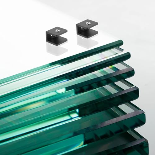Toddmomy 8 Stück Teiliges Glasshelf klemmset Schwarz Wandhalterung für Glasregale Belastbare Halterung für Badezimmer Küchen Wohnzimmer Einfache Montage Geeignet für Schwebende Glasböden Toddmomy 8 Stück Teiliges Glasshelf klemmset Schwarz Wandhalterung für Glasregale Belastbare Halterung für Badezimmer Küchen Wohnzimmer Einfache Montage Geeignet für Schwebende Glasböden von Toddmomy