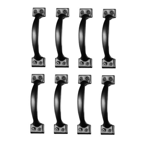 Toddmomy 8 Stück Teiliges Schwarze mit Bogenform Korrosionsbeständig und Robust Möbelgriffe für Schränke Kleiderschränke Geeignet für Innen Außentüren Toddmomy 8 Stück Teiliges Schwarze mit Bogenform Korrosionsbeständig und Robust Möbelgriffe für Schränke Kleiderschränke Geeignet für Innen Außentüren von Toddmomy