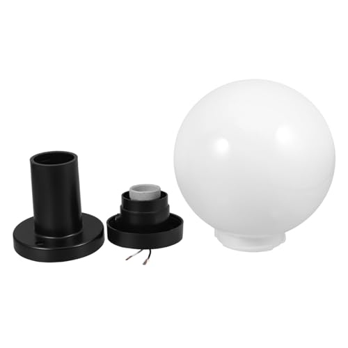 Toddmomy Acryl Kugel Lampenschirm mit Sockel Außenlampe Garten Zaunpfosten Leuchte ohne Lichtquelle Wetterfest Vielseitig für Terrasse Patio Beleuchtung Toddmomy Acryl Kugel Lampenschirm mit Sockel Außenlampe Garten Zaunpfosten Leuchte ohne Lichtquelle Wetterfest Vielseitig für Terrasse Patio Beleuchtung von Toddmomy
