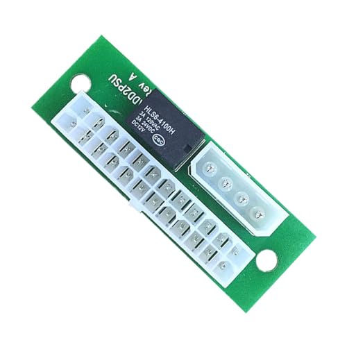 Toddmomy Addpsu Dual Power Supply Adapter Boot Card ATX zu Molex Verlängerungskabel Synchronstart für Grafikkarten Kühlung Systeme von Toddmomy