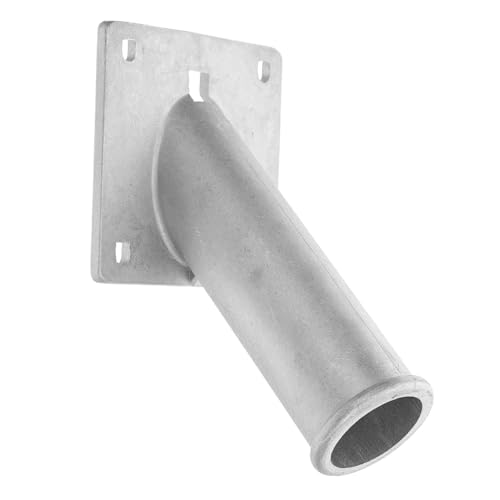 Toddmomy Aluminium Fahnenmast Halterung Flaggenhalter Wetterfest Robuste Basis für Außen Haus Wand Garten von Toddmomy