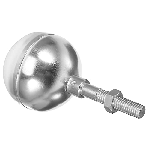 Toddmomy Aluminium Fahnenmastkugel Fahnenmastkopf Langlebig Wetterfest Dekorativ für Garten Fahnenmast Zubehör Silberfarbene Fahnenmastkugel Robust und Einfach zu Montieren von Toddmomy