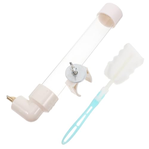 Toddmomy Automatischer Trinkflaschen und Wassernapf für Kleine Haustiere Robuster Wasserspender mit Außencage Befestigung Vielseitig für Papageien und Kaninchen Wiederverwendbar Einfache von Toddmomy
