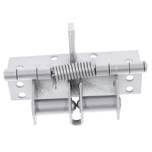 Toddmomy Automatisches Türscharnier mit Feststellung Selbstschließend Verstecktes Feder drehgelenk für Holz Garagentüren Langlebig und Verschleißfest Praktischer Türstopper von Toddmomy