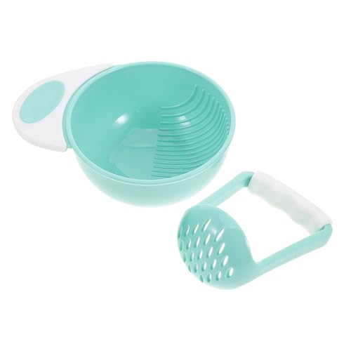 Toddmomy Babynahrungs Stampferschüssel Set mit Sicherem Deckel Manuell Betriebenes Teiliges Food Masher Set für Obst und Fleisch Rutschfest Leicht zu Reinigen für Beikost und Brei Toddmomy Babynahrungs Stampferschüssel Set mit Sicherem Deckel Manuell Betriebenes Teiliges Food Masher Set für Obst und Fleisch Rutschfest Leicht zu Reinigen für Beikost und Brei von Toddmomy