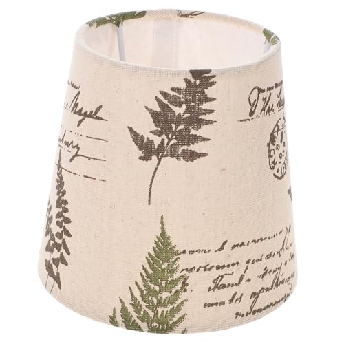 Toddmomy Baumblatt Stoff Lampenschirm Schraubsockel PVC Lampenschirm Kreativ DIY Leuchtenschirm für Kronleuchter Wohnzimmer Stehleuchte Tischlampe Zubehör Toddmomy Baumblatt Stoff Lampenschirm Schraubsockel PVC Lampenschirm Kreativ DIY Leuchtenschirm für Kronleuchter Wohnzimmer Stehleuchte Tischlampe Zubehör von Toddmomy