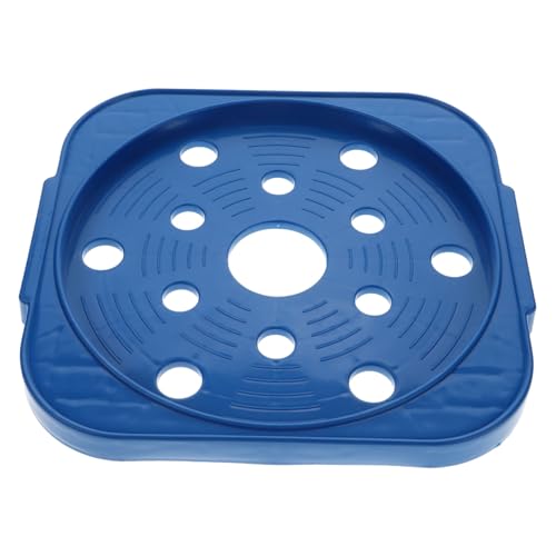 Toddmomy Beweglicher Gasflaschenständer mit Rädern Belüfteter Metallrahmen Tragfähige Basisplatte rutschfest Mobiler Propantankhalter für Küche und Außenbereich Schützt Boden vor Abrieb von Toddmomy