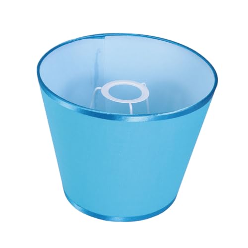 Toddmomy Blauer Stoff Lampenschirm Staubschutz und Augenschutz Lampenabdeckung für Stehlampe Schlafzimmer und Wohnzimmer Kindersicher Moderne Lichtdiffusion von Toddmomy