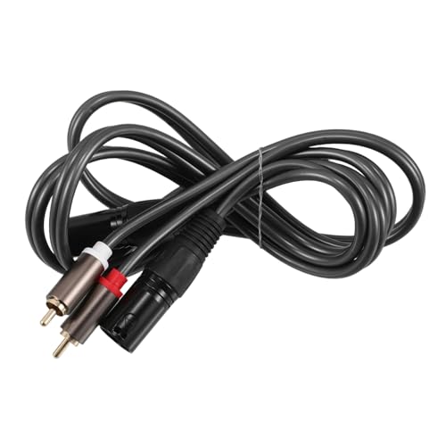 Toddmomy Cinch zu Xlr Audiokabel Stecker Stabile Signalübertragung für Mischpulte und Langlebige Anschlüsse Lösung für Audioanwendungen Toddmomy Cinch zu Xlr Audiokabel Stecker Stabile Signalübertragung für Mischpulte und Langlebige Anschlüsse Lösung für Audioanwendungen von Toddmomy