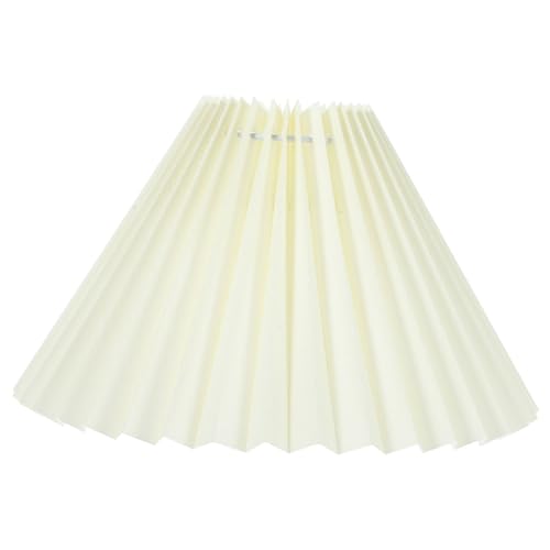 Toddmomy DIY Stoff Lampenschirm mit Falten design Vielseitiger Lampenschutz für Wohnzimmer Schlafzimmer Passend für Hängelampe Steh Wandlampen Robust und Formstabil für Bar und Stimmung von Toddmomy